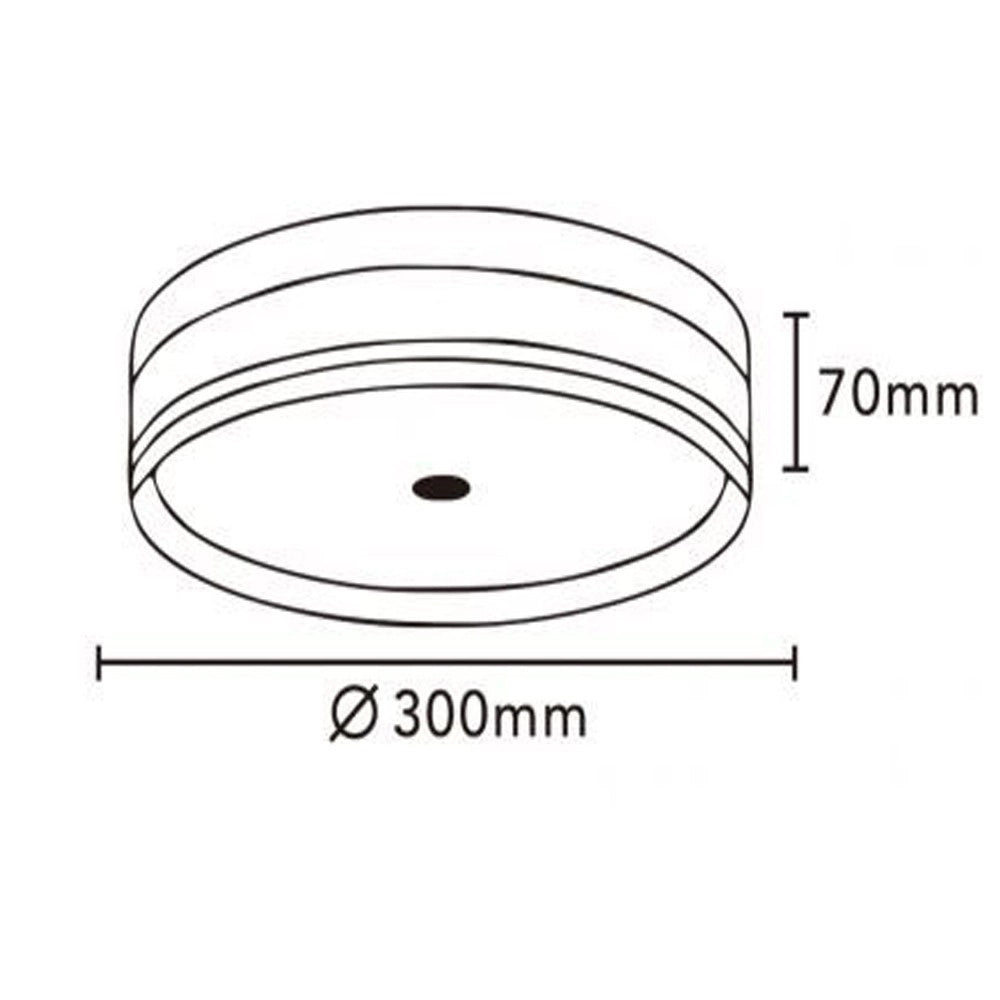 Trade Shop - Plafoniera Led 24 W A Soffitto Moderna Tecnologia Cct 3 Tonalità Selezionabili Bl300-3c - Bianco
