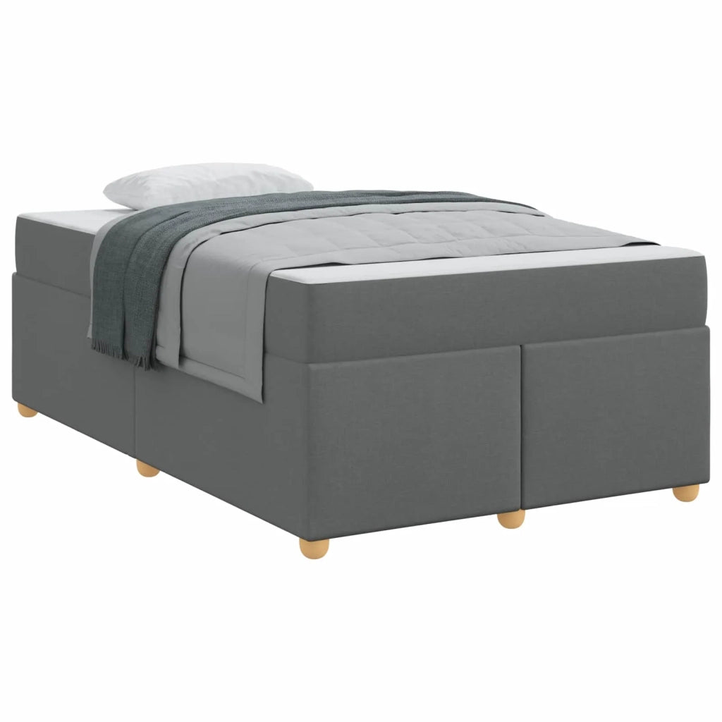 Struttura del letto-Giroletto Grigio scuro 120 x 190 cm Tessuto 222450