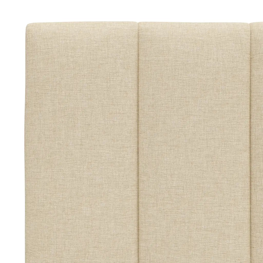 Cuscino Testiera-Cuscino per Testiera Hanko Crema 100 cm in Tessuto