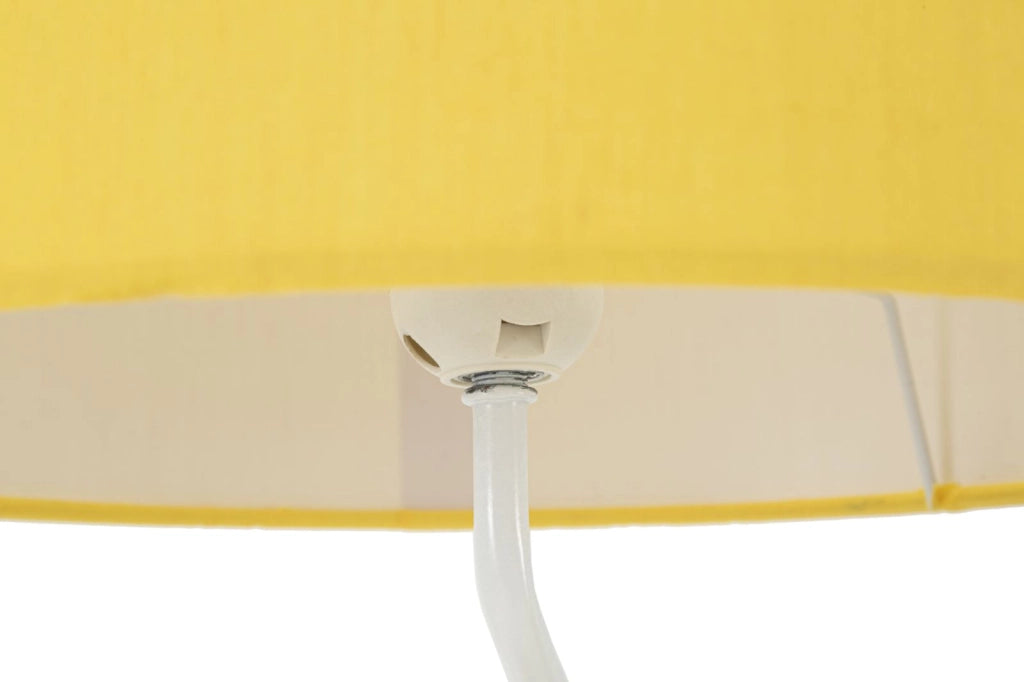 Lampada da tavolo in legno arancione cm 30x57