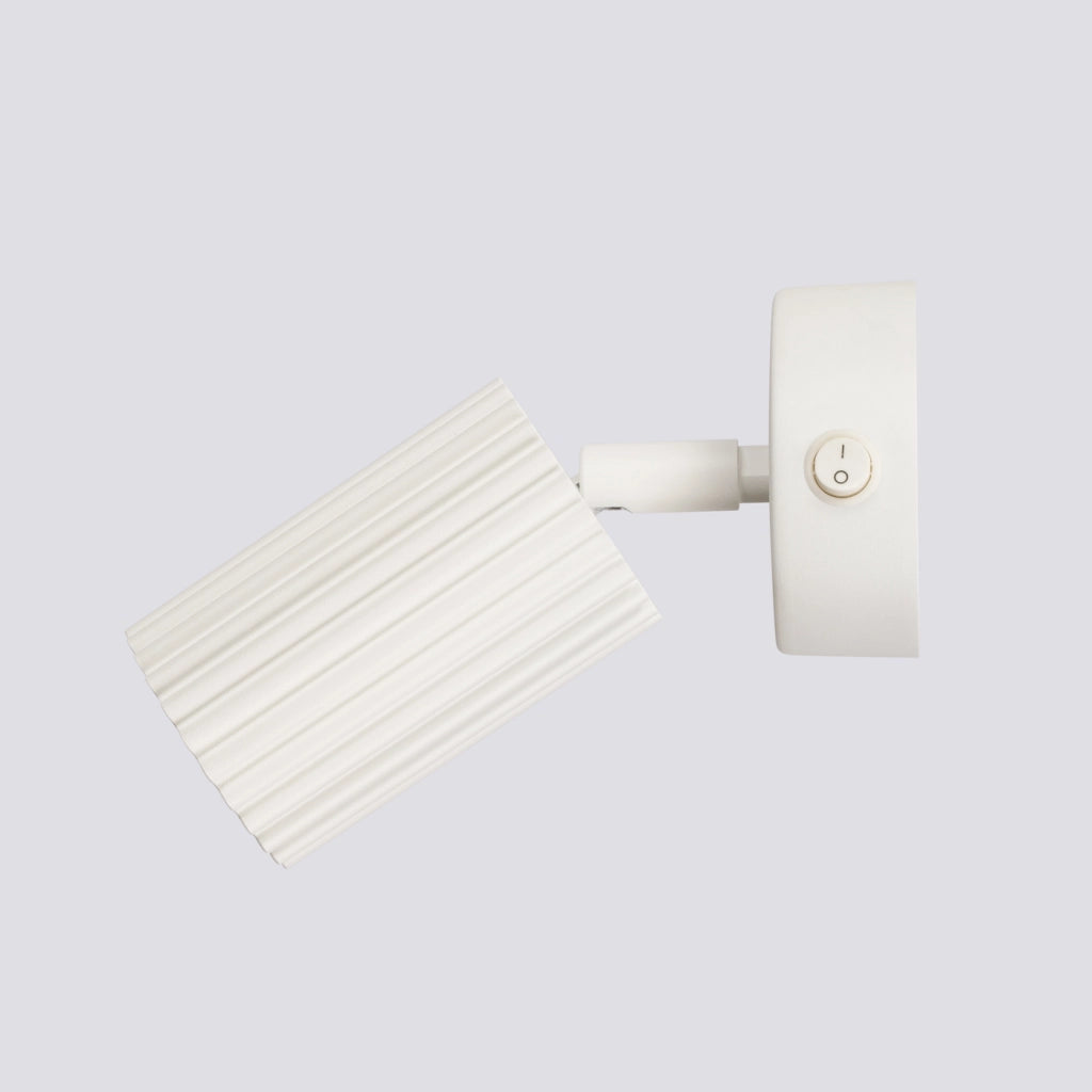 Lampada da parete KARBON beige con interruttore