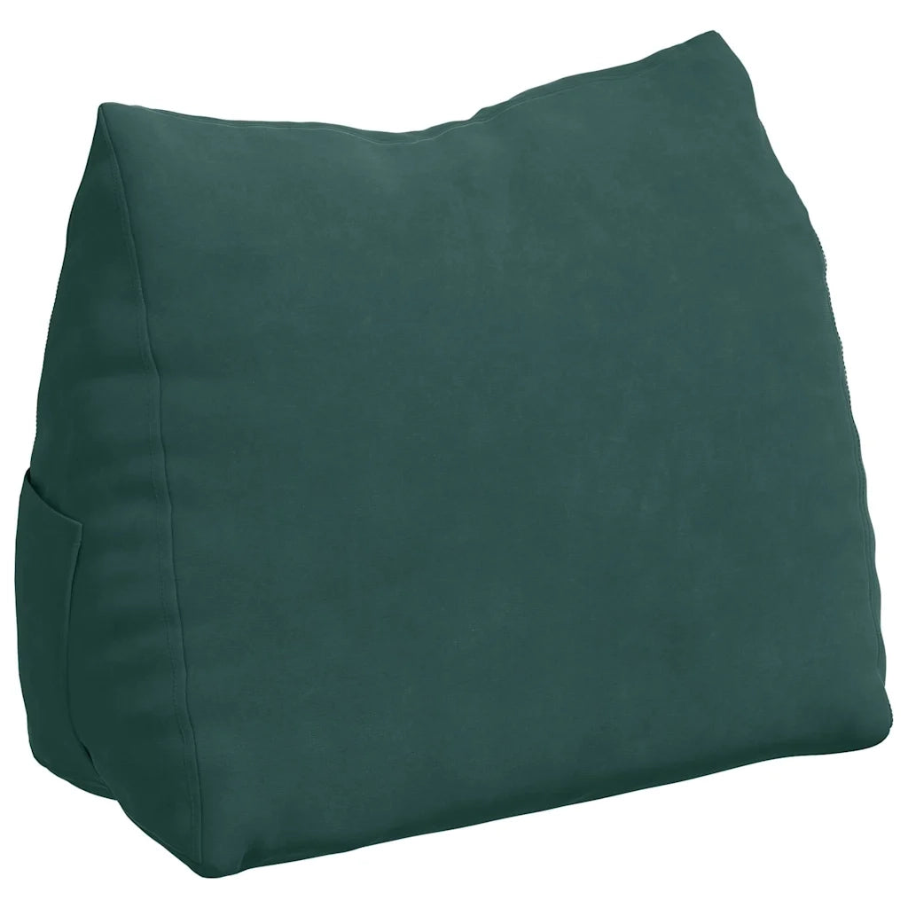 Cuscino per Schiena Verde Scuro 45 x 20 x 35 cm 42015021