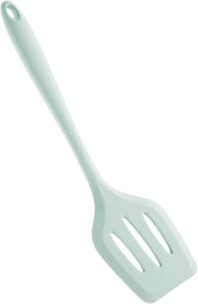 Spada in silicone con canale e design solido per pesce, uova, pancake - lunga e con trattamento antiaderente - verde