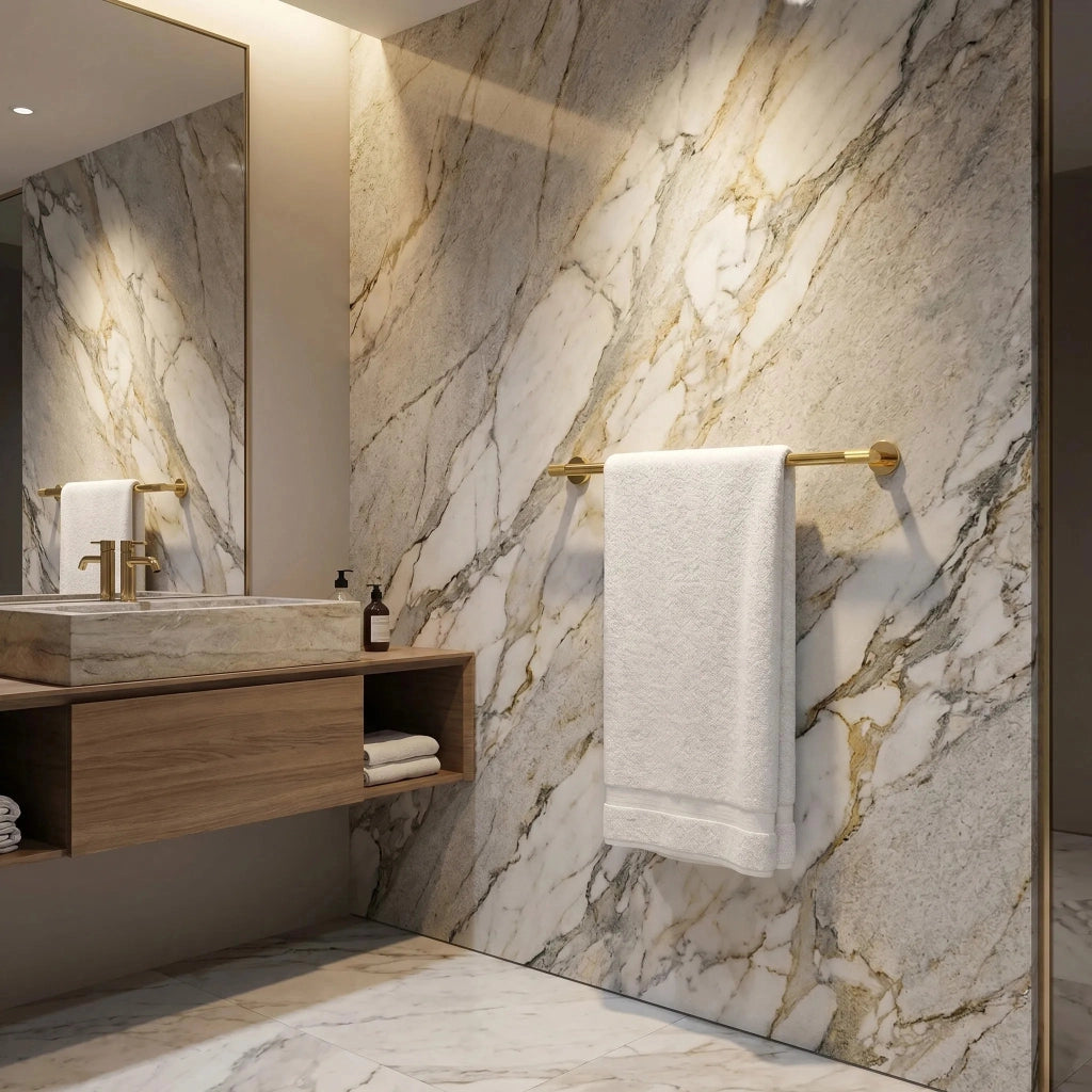 Portasciugamano Da Bagno 6603 Modern Gold
