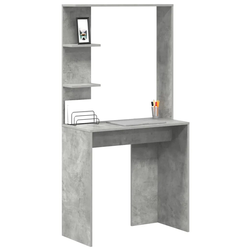 Scrivania Grigio cemento Legno ingegnerizzato 869341