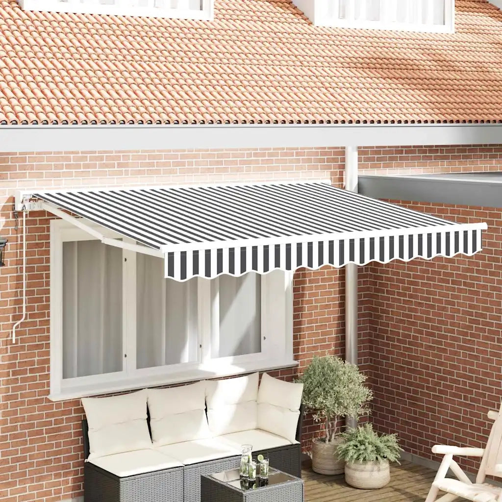 Struttura della tenda Antracite e Bianco 350 x 200 cm 3329680