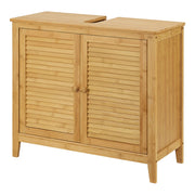 Mobile sottolavello con 2 ante 60 x 67 x 30 cm bambù 03_0007738