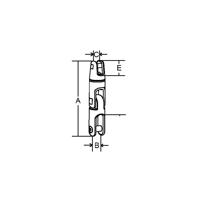 GIUNTO INOX 316 DOPPIO SNODO Ø 6-8