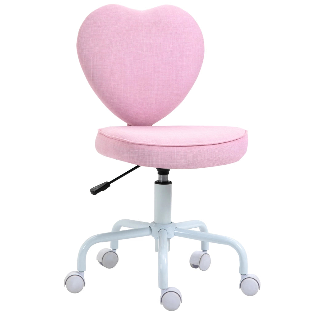 Sedia girevole ¨C Minimal ¨C rosa, 42x50x79-89 cm