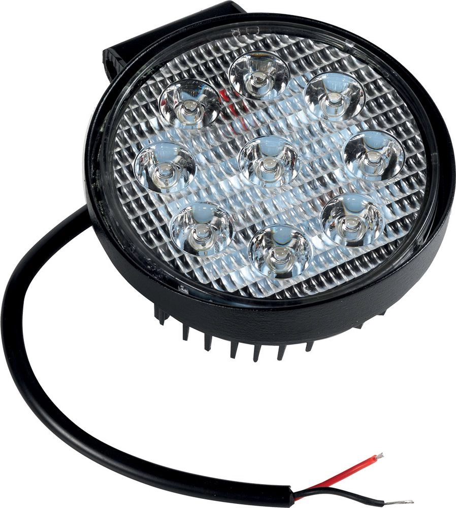 Faro ausiliario 9 led rotondo