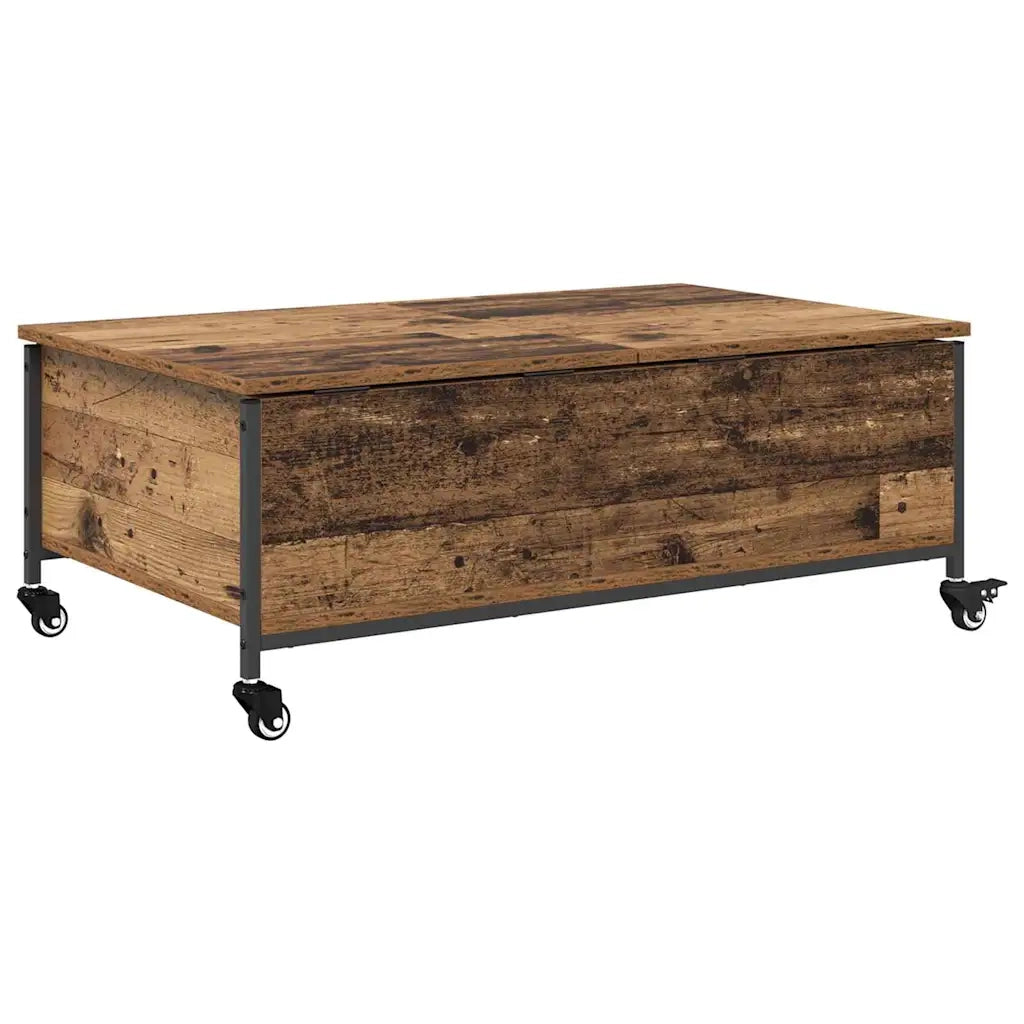 Tavolino da Salotto-Tavolino da soggiorno-Tavolo Legno vecchio 91 x 55 x 32 cm