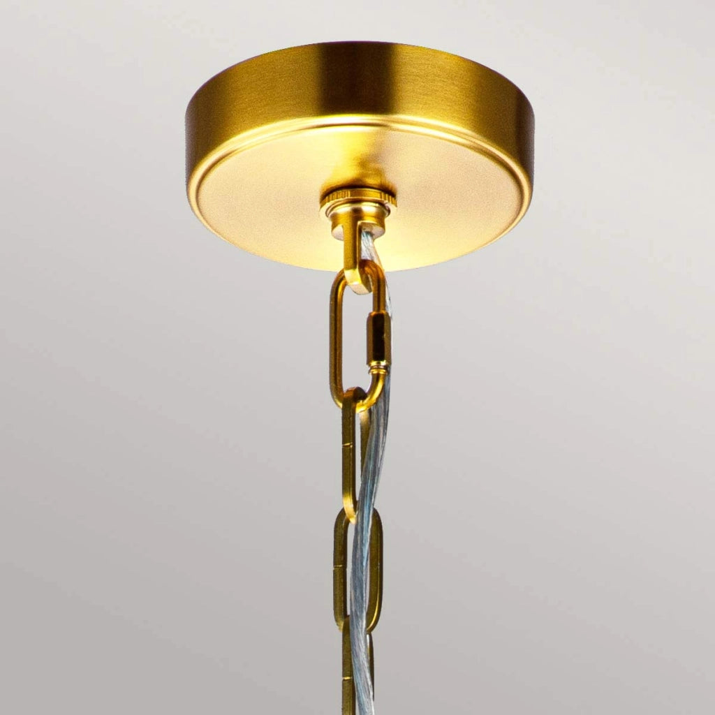 Lampada a sospensione Feiss Nico Ø49 ottone ossidato E27