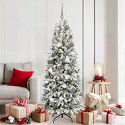Albero di Natale artificiale con 300 LED Bianco 180 cm