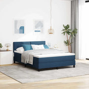 Letto a molle con testiera Blu 160 x 200 cm Tessuto 3338705