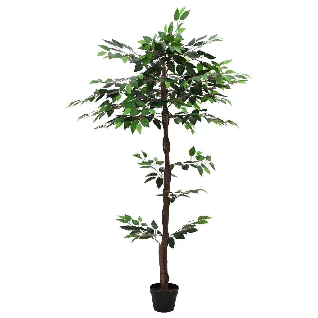 Pianta Ficus Artificiale Verde 85 x 18 x 160 cm Tessuto e Legno CFW4051377