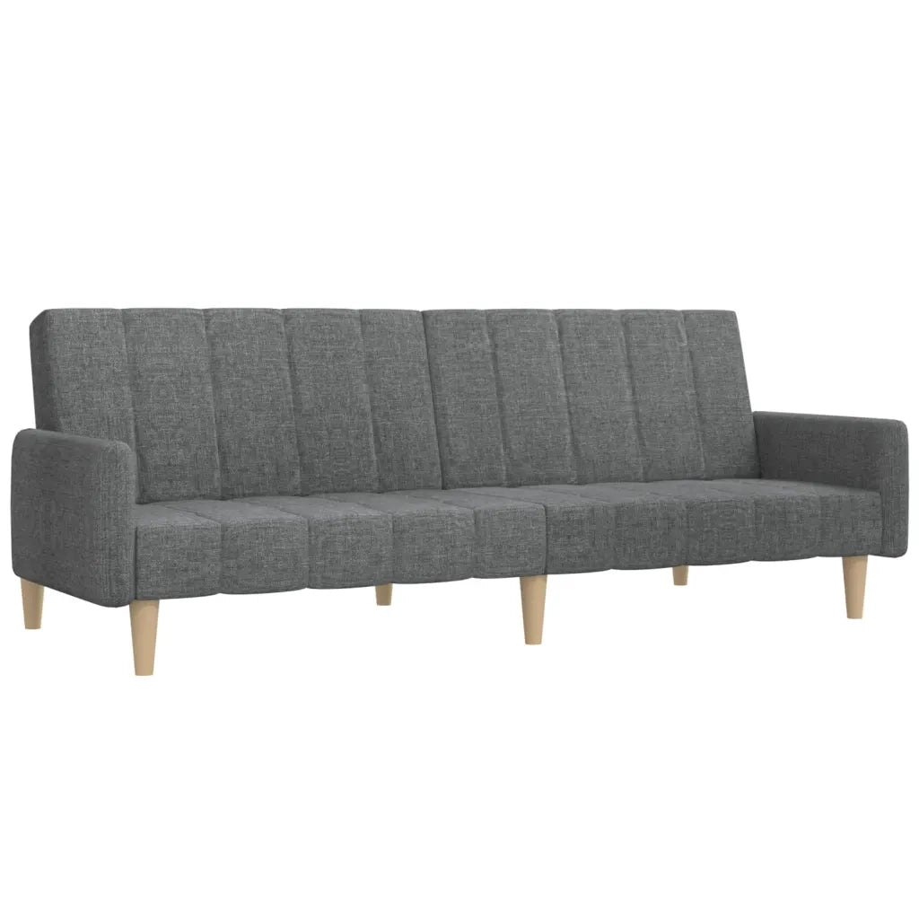 Divano letto | Sof¨¤ letto | Letto singolo a 2 Posti Grigio Chiaro in Tessuto