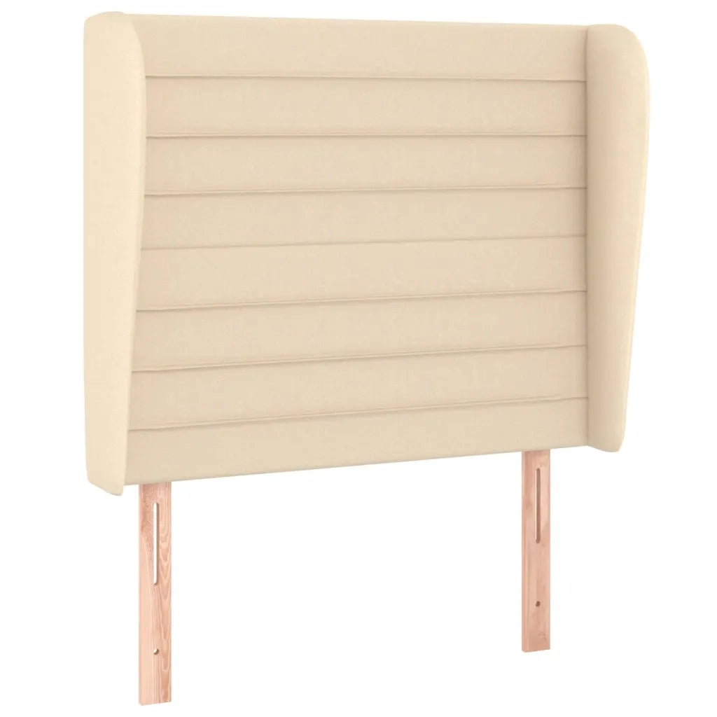 Giroletto a Molle con Materasso Crema 80x200 cm inTessuto