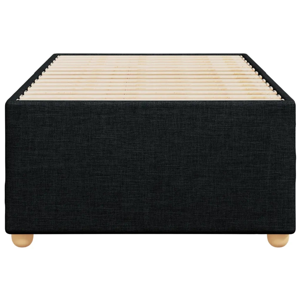 Giroletto senza Materasso Nero 90x200 cm in Tessuto 3284703