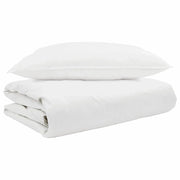 Piumone | Duvet Estivo con cuscino 2 pz Bianco Piuma d'anatra