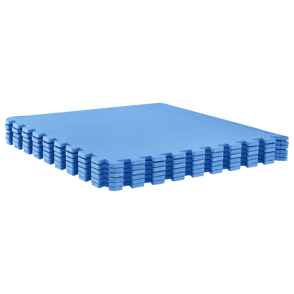 Tappetino per piscina 6 pcs Blu 2,16 m² Schiuma EVA 3433302