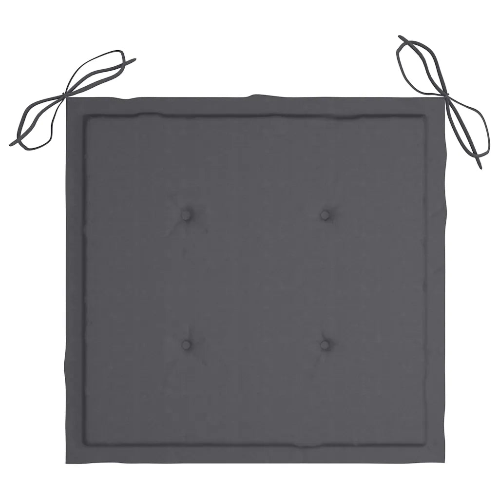 Set da Pranzo da Giardino 5 pz Pieghevole con Cuscini in Bambù 3063960