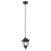 Lampada esterna sospensione nera IP44 E27 Nowodvorski ANA