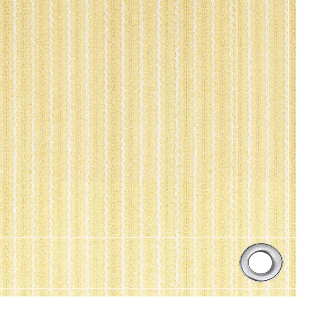 Schermo Frangivista per Balcone-Pannello per privacy Beige 90x500 cm in HDPE