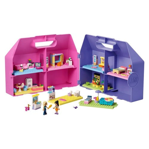 Costruzioni lego 42697 friends valigetta creativa casa delle bambole