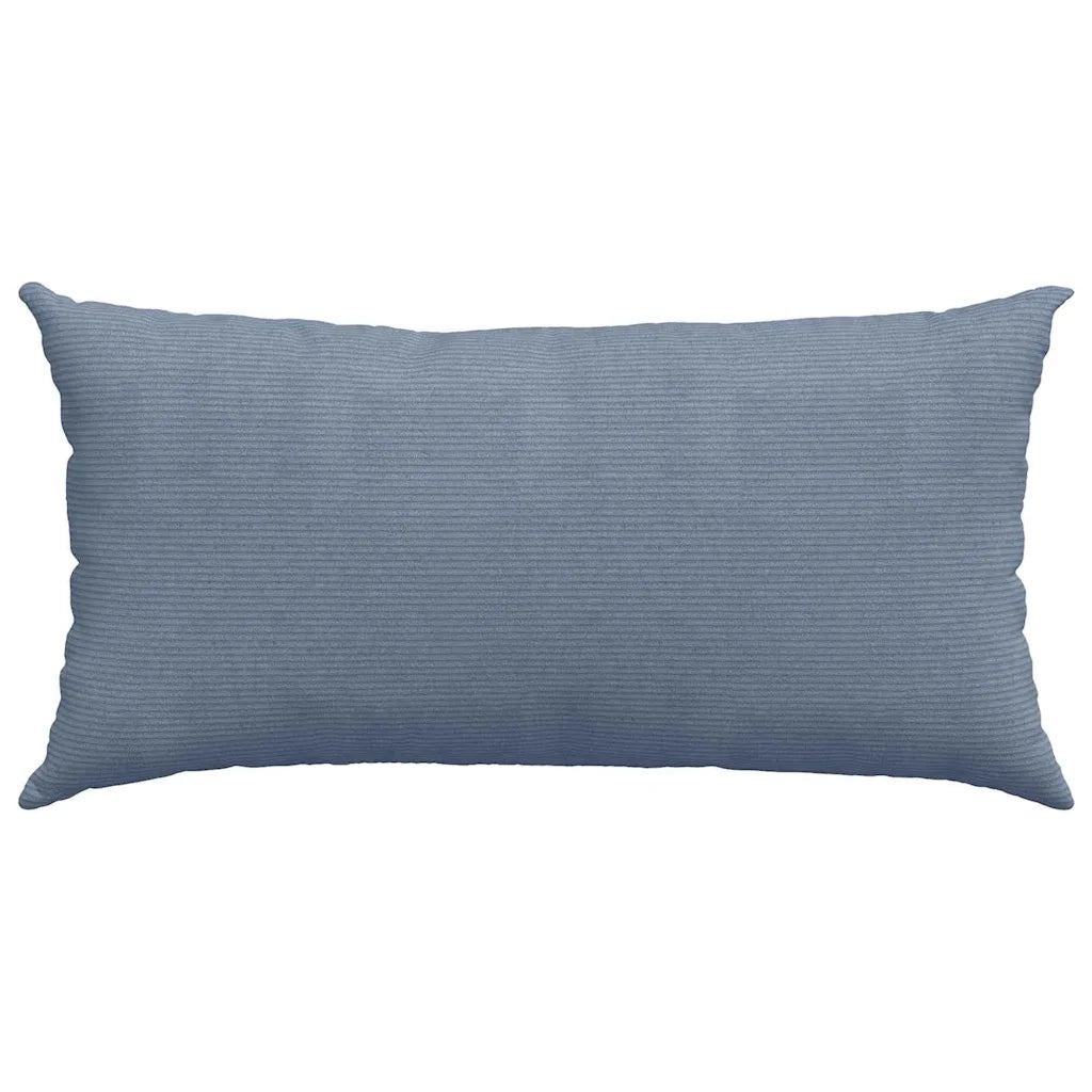 Cuscini da Divano 2 pcs Blu 80 x 40 cm Tessuto in Cords 42013734