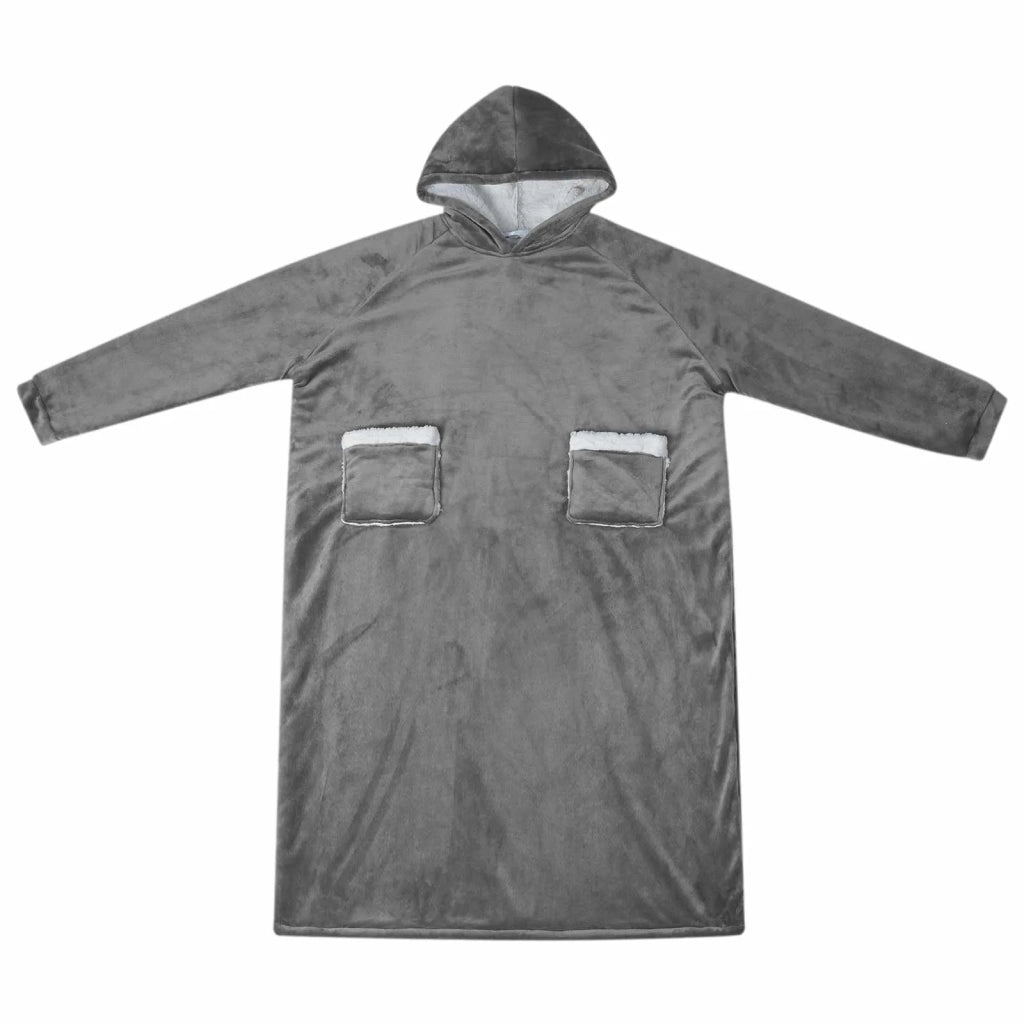 Felpa coperta Grigio scuro M Pile e Flanella CFW1203612