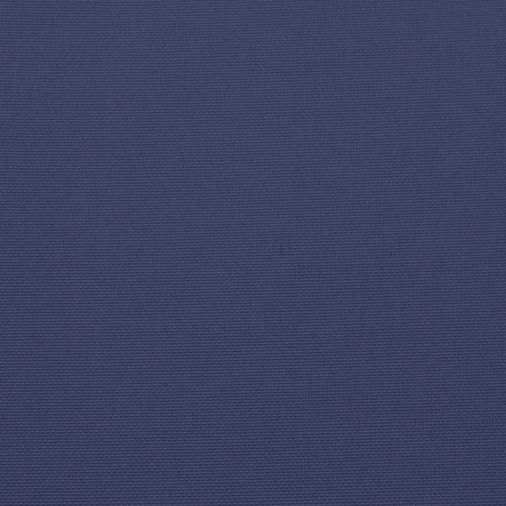 Cuscini per Sedia 6 pz Blu Marino 50x50x7 cm in Tessuto Oxford 378917