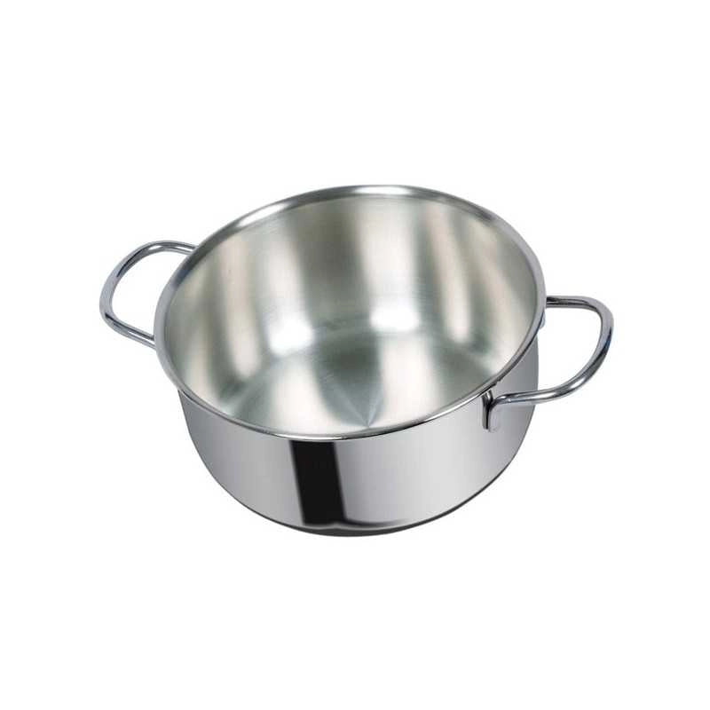 Casseruola Inox 2 Manici cm 22 Dune Metalsomma