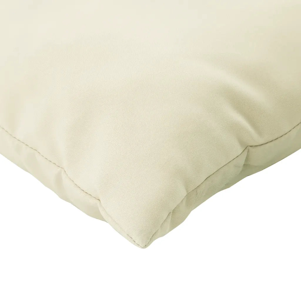 Cuscini per Divano 4 pz | Cuscini per sedie Crema 50x50 cm in Tessuto