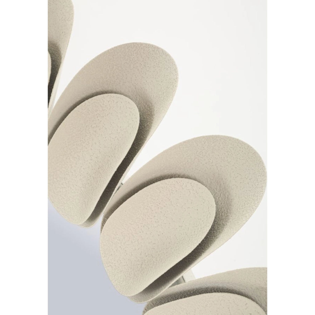 Specchio con Cornice VKH781, Beige, Metallo, 85x85x6 cm