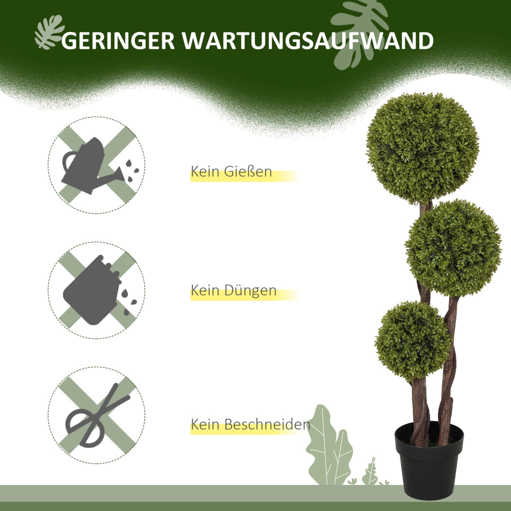 Buxus Artificiale ¨C Minimal ¨C Verde + Nero
