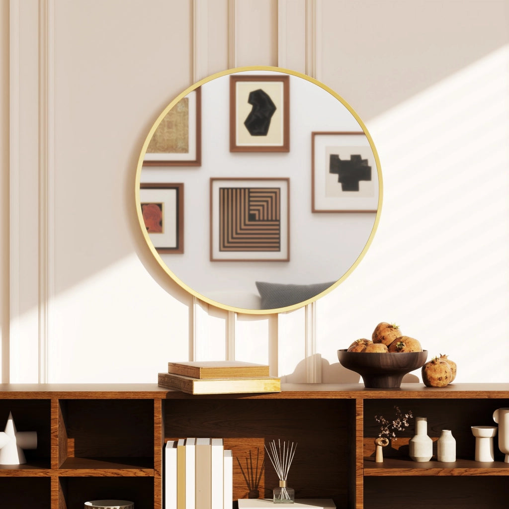 Specchio da parete ¨C Xylo ¨C Oro 61x61 cm
