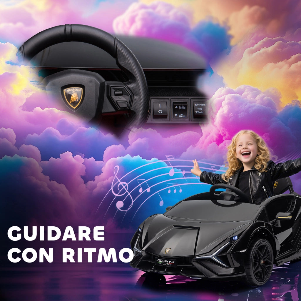 Macchina Elettrica per Bambini ¨C Minimal ¨C Nero