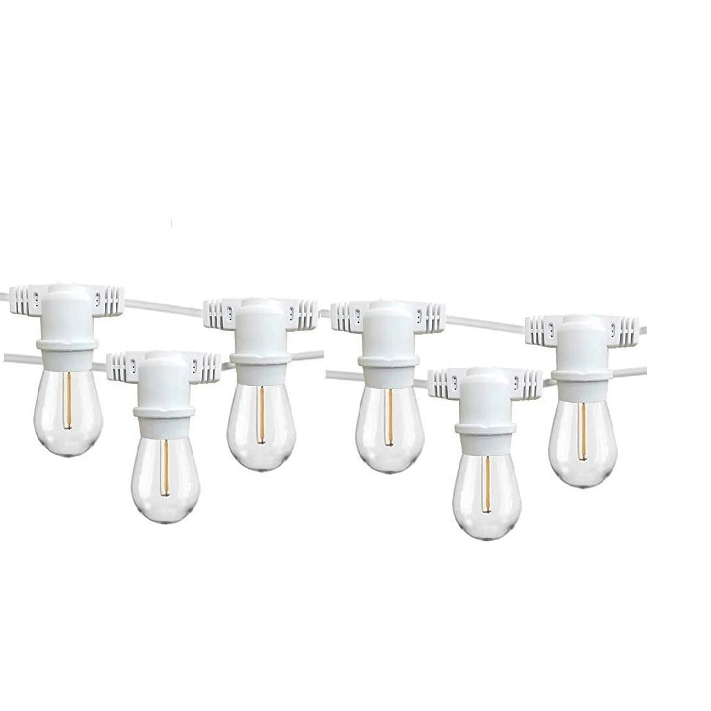CATENA LUMINOSA LED CATENARIA CON 10 PORTALAMPADA E27 DA 5 MT IP54 PROLUNGABILE