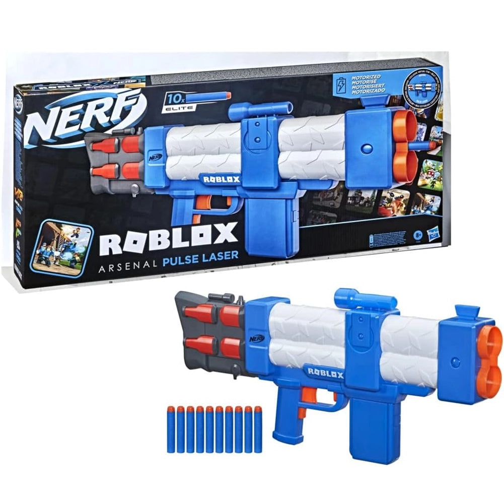 Hasbro Nerf Elite Roblox Pulse Laser con 10 Dardi e Codice per Articolo Virtuale