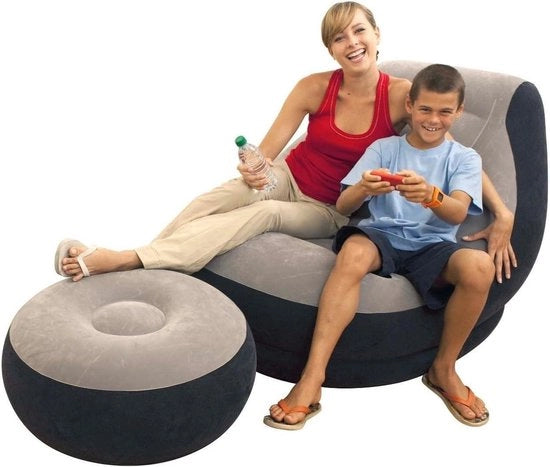 Sedia Inflabile Ultra Lounge con Cuscino - 102cm x 137cm x 79cm