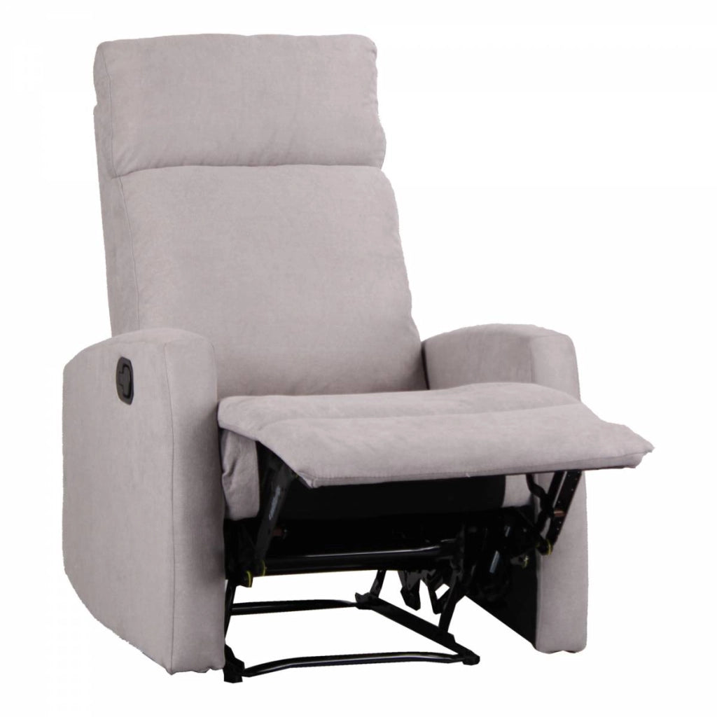 POLTRONA RELAX CON RECLINER MANUALE SAMOA GRIGIO