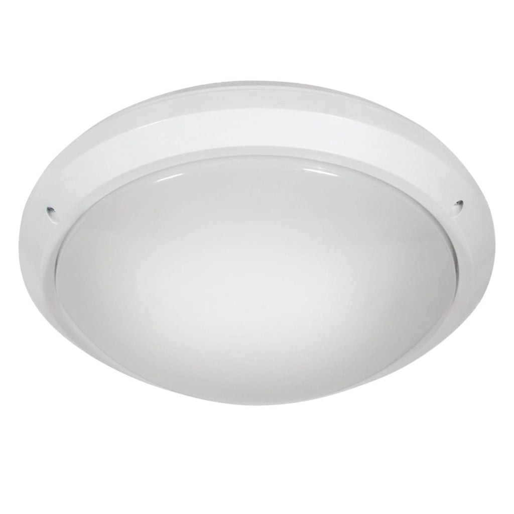 Kanlux MARC plafoniera rotonda bianca 24cm E27 IP54