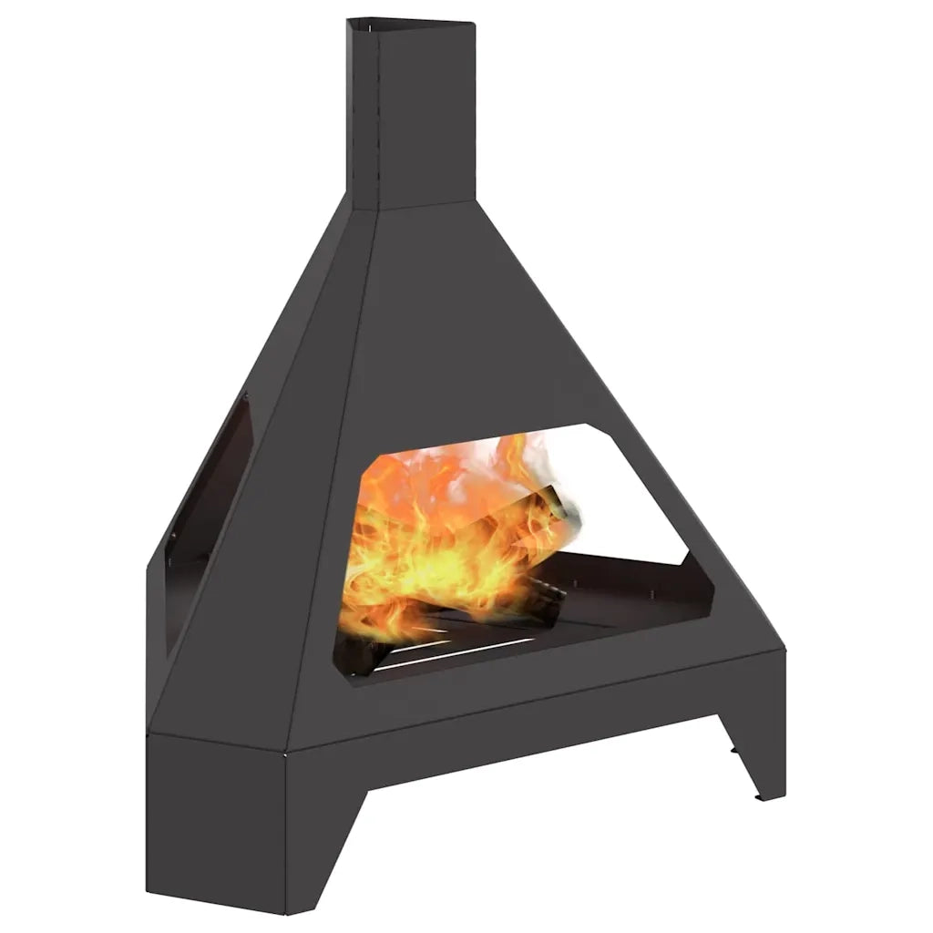 Focolare Nero 50 x 43 x 52 cm Acciaio CFW7405232