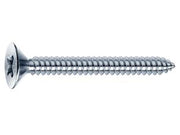 VITI AUTOFILETTANTI TESTA SVASATA PIANA ACCIAIO ZINCATO BIANCO- - ø mm.2,9x9.5 - 1000 pezzi MUSTAD