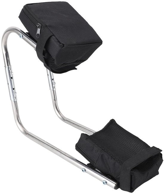 Sedile da Giardino Ergonomico - Disegno Portatile - Acciaio Inossidabile - Protezione Arti Ginocchiali - Supporto Al Ginocchio - Comfort a Lungo Termine