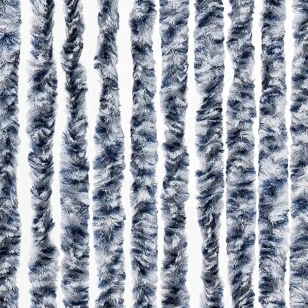 Zanzariera Blu e Bianco 56x200 cm Ciniglia 315126