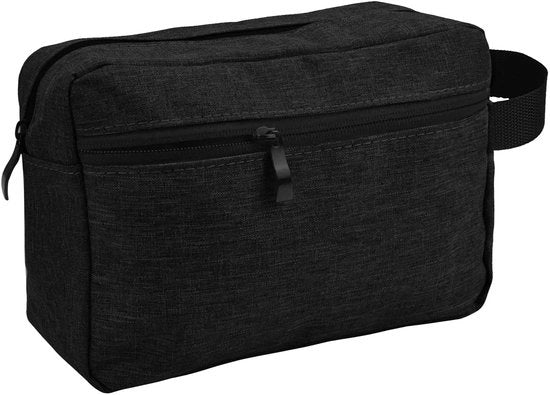 Portatile per la toilette - Impermeabile - Portatile per donne/uomini - Portatile con gancio - Portatile per accessori da bagno - 22 x 14,5 x 7 cm - Cosmetici portatili