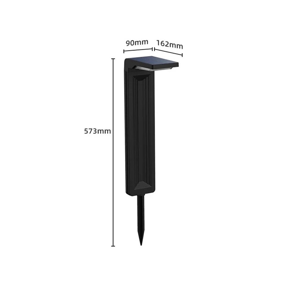 Lampione luce a led con pannello a ricarica solare e picchetto alto da 41 cm luce Bianca fredda 6500K