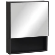 Armadio con Specchio ¨C Zephmum ¨C Nero 46x13.5x58 cm