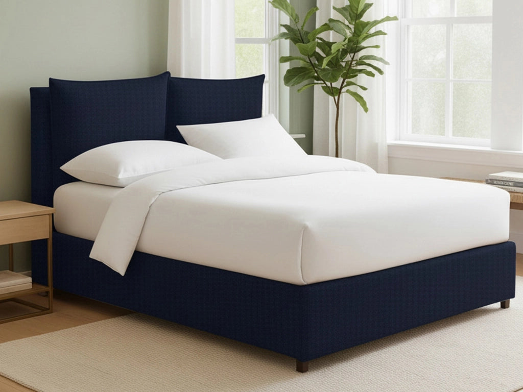 Newton, Letto Piazza e Mezza Sfoderabile Made in Italy, Viola Scuro